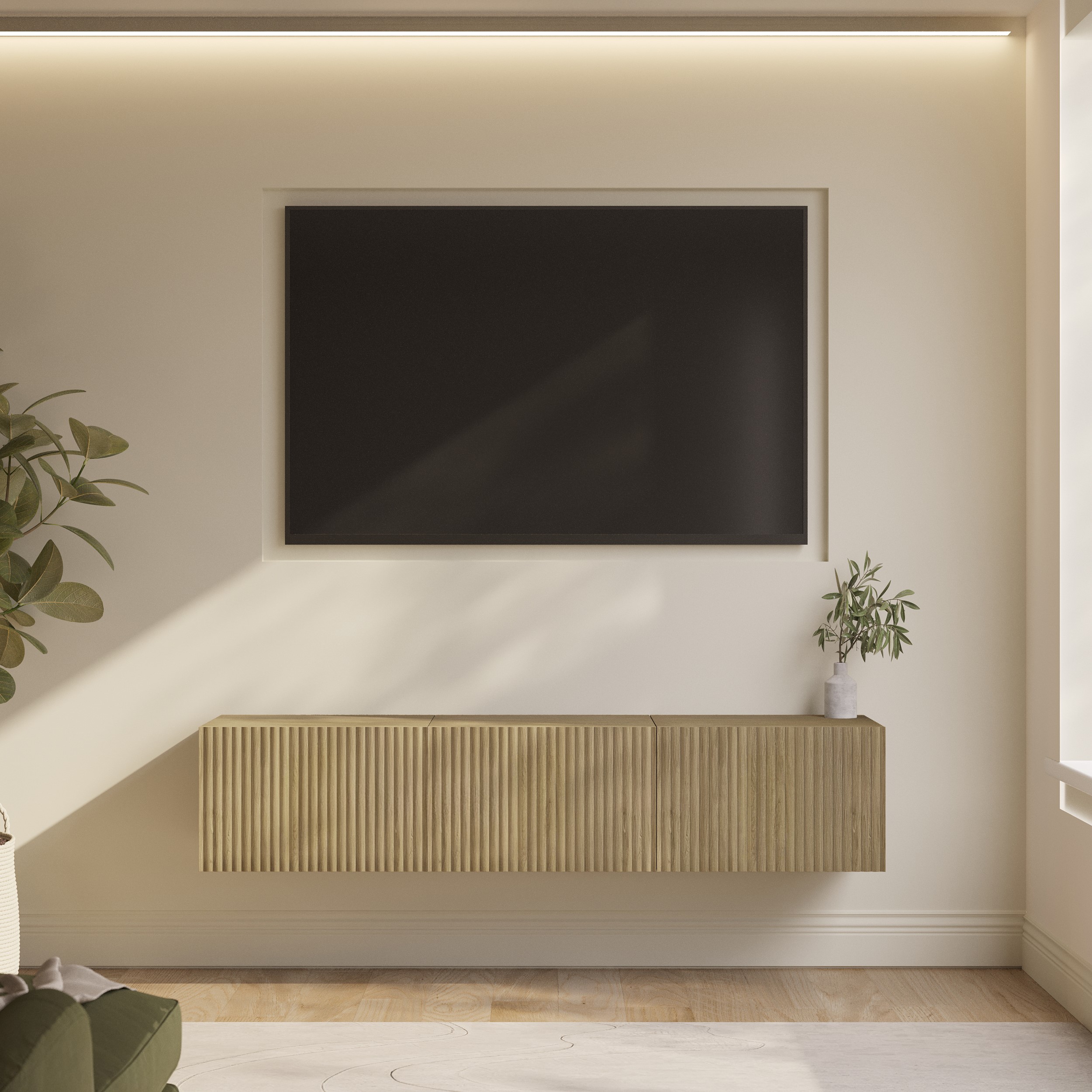 Wall Mounted Floating TV Unit